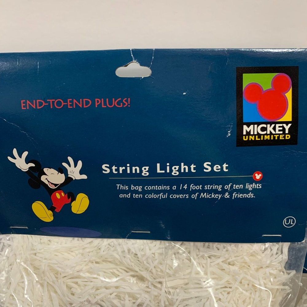 Disney Mickey Unlimited Figural String Lights 2 Sets Please Read - Picture 4 of 11